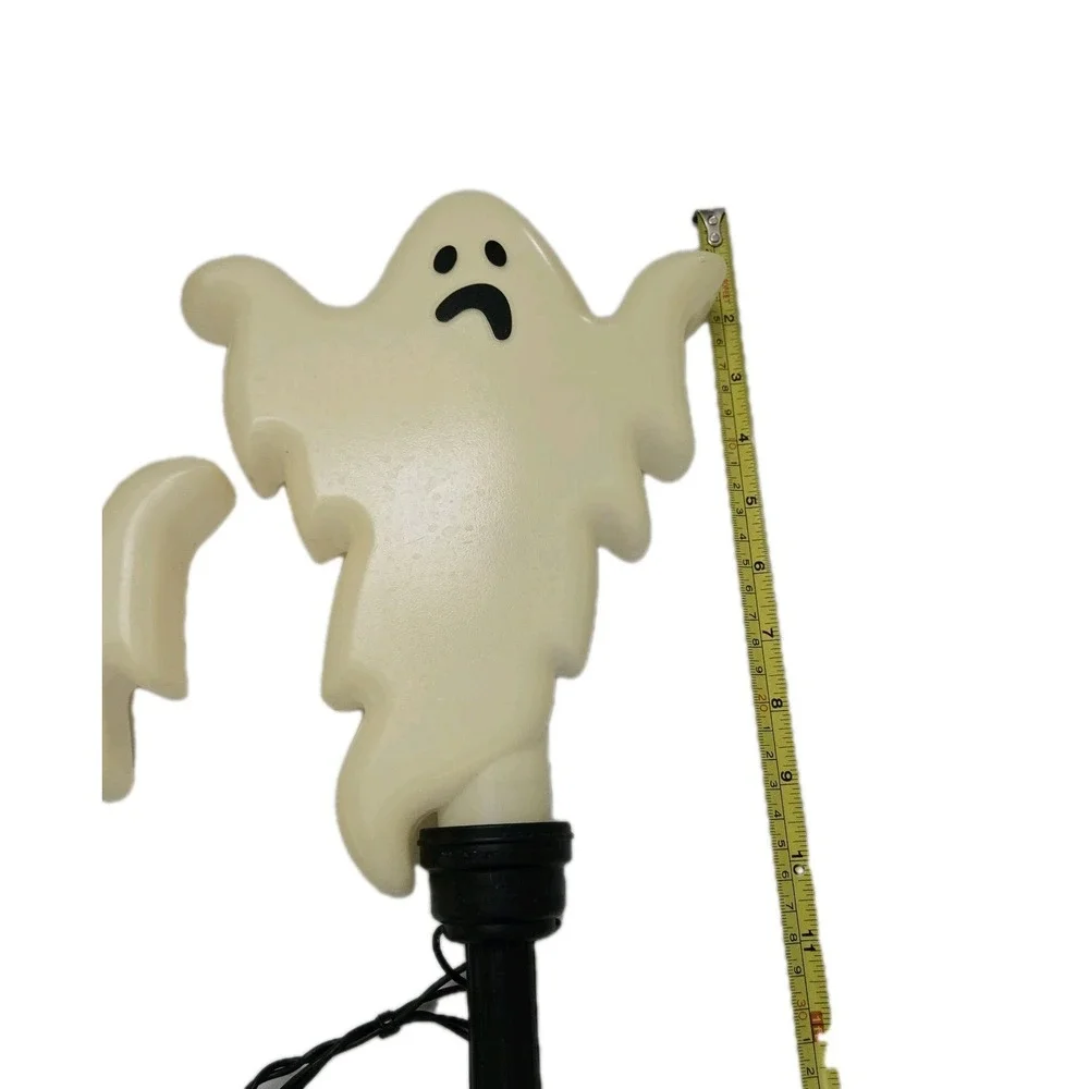 Gemmy Spooky Moods Ghost LED Candleflicker Pathway Markers Set of‎ 3 #226286